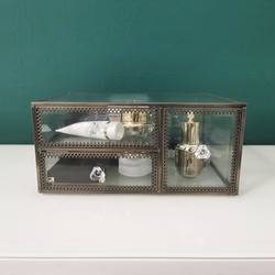 Internet celebrity princess glass cosmetics storage Internet celebrity princess glass cosmetics storage