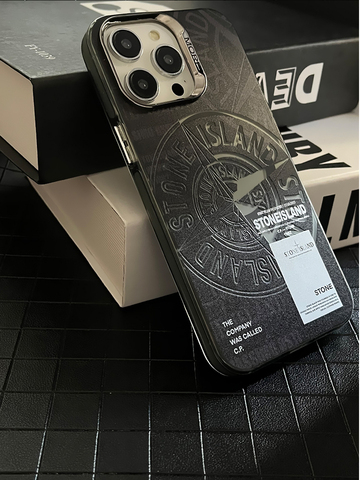 Black — Stone Island Magsafe New 15, 14, 13, 12 iPhone Case