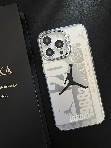 White — Jordan NBA New 15, 14, 13, 12 iPhone Case