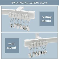 5-meter curtain curved rail, plastic steel plastic curved rail, bendable guide rail including accessories set 5-meter curtain curved rail, plastic steel plastic curved rail, bendable guide rail including accessories set