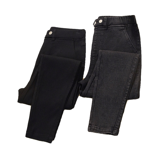 Extra large size warm leggings for women wearing elastic waist plus velvet imitation jeans for fat sister stretchy feet pencil pants
Extra large size warm leggings for women wearing elastic waist plus velvet imitation jeans for fat sister stretchy feet pencil pants
