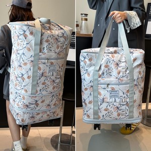 Short-distance removable universal wheel travel bag large capacity double-shoulder storage bag luggage bag women's foldable handbag backpack 
Short-distance removable universal wheel travel bag large capacity double-shoulder storage bag luggage bag women's foldable handbag backpack