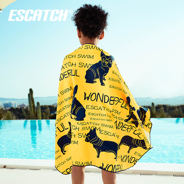 Eska quick-drying bath towel children's swimming bathrobe cloak beach towel sports absorbent towel men and women can wear cloak Eska quick-drying bath towel children's swimming bathrobe cloak beach towel sports absorbent towel men and women can wear cloak