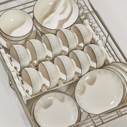 Tableware Set, Simple and Modern Ceramic Bowl and Plate Set for Home Use, 2025 New Model, Underglaze Color, High Aesthetic Value Bowls and Plates Tableware Set, Simple and Modern Ceramic Bowl and Plate Set for Home Use, 2025 New Model, Underglaze Color, High Aesthetic Value Bowls and Plates