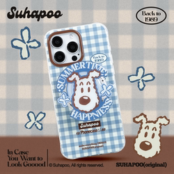 suhapoo shell curation blue picnic plaid tintin dog mobile phone case iPhone17promax apple 16 original 15ins style 16pro14plus all inclusive suhapoo shell curation blue picnic plaid tintin dog mobile phone case iPhone17promax apple 16 original 15ins style 16pro14plus all inclusive