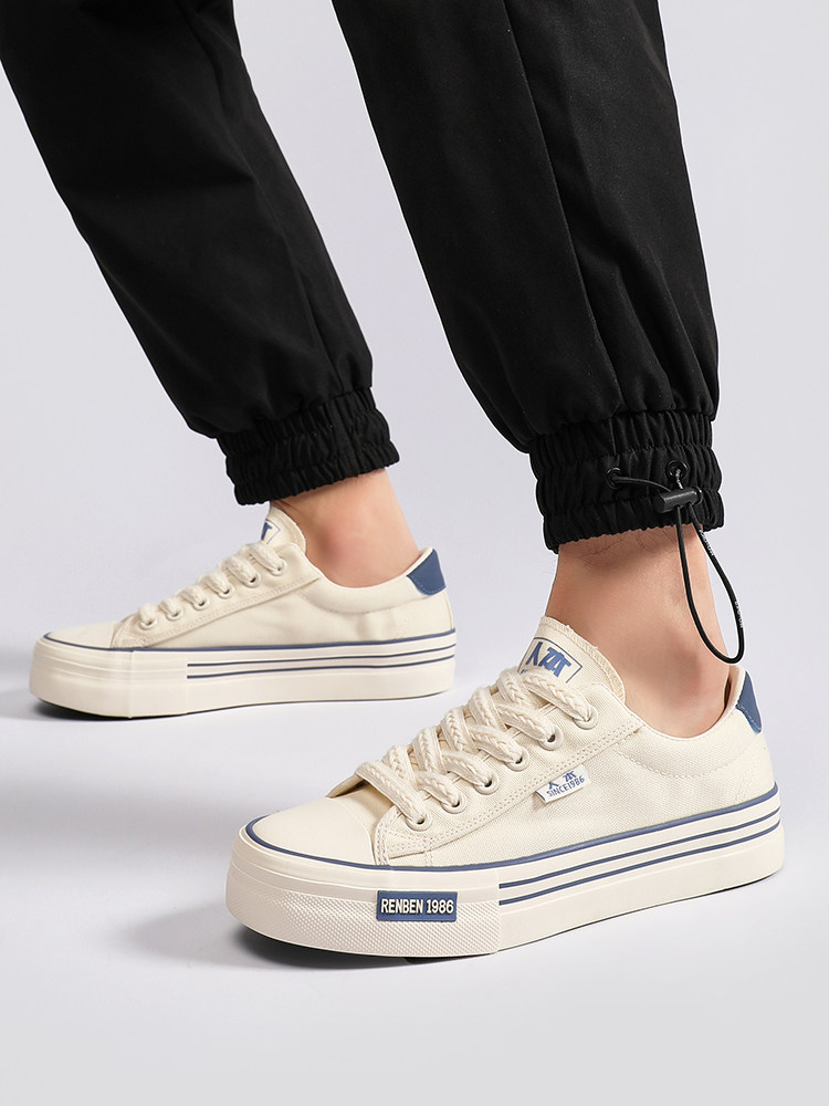 Casual Shoes Renben Shoes White Renben Womens Canvas Shoes Flat