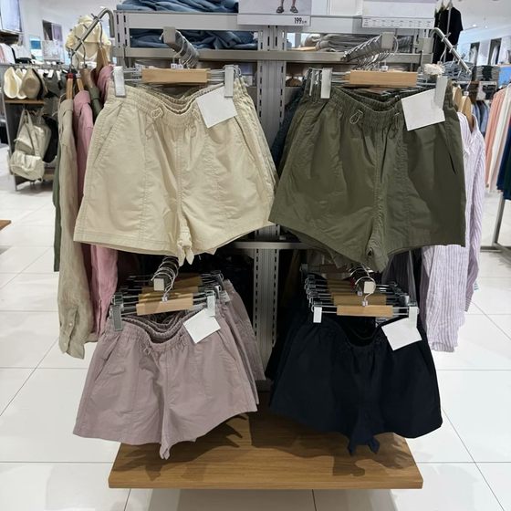 Women's summer casual shorts beach pants comfortable sports thin mid-pants five-point pants sweat-absorbing quick-drying pants 466384 Women's summer casual shorts beach pants comfortable sports thin mid-pants five-point pants sweat-absorbing quick-drying pants 466384