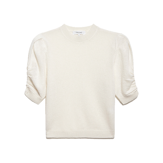 FRAME Women's Round Neck Pullover Short Sleeve Knit Top Shoulder Wrinkles
FRAME Women's Round Neck Pullover Short Sleeve Knit Top Shoulder Wrinkles