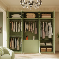 French Retro Style Wardrobe for Home Bedroom, Double-Door, Formaldehyde-Free, Children's Iron Art Closet Storage Cabinet, Metal Cabinet French Retro Style Wardrobe for Home Bedroom, Double-Door, Formaldehyde-Free, Children's Iron Art Closet Storage Cabinet, Metal Cabinet