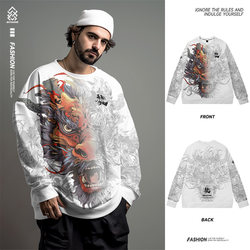 New Chinese style trendy round neck sweatshirt for men in autumn and winter New Chinese style trendy round neck sweatshirt for men in autumn and winter