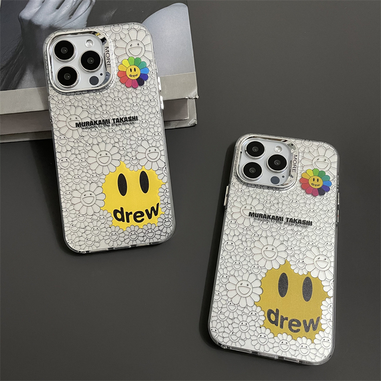 Drew Kaikai Kiki Flower New Electroplated 15, 14, 13, 12 iPhone Case