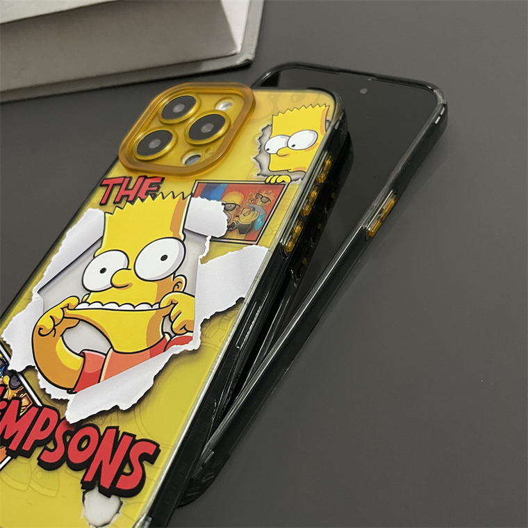 The Simpsons Cartoon New Bart Simpson Selfie 15, 14, 13, 12 iPhone Case