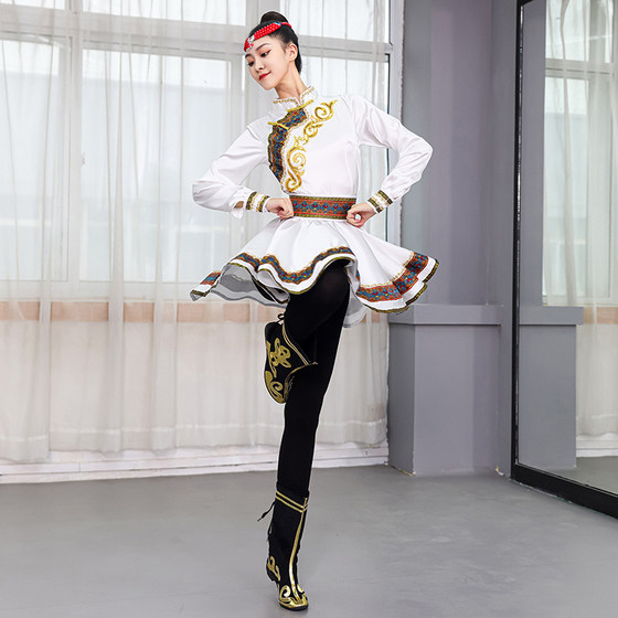 Mongolian robe dance costumes minority costumes women adult stage performance costume art exam dance costume set
Mongolian robe dance costumes minority costumes women adult stage performance costume art exam dance costume set