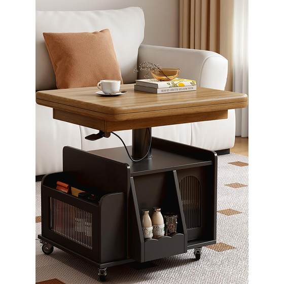 Lifting tea table folding mobile trolley multi-function sofa dining table dual-purpose solid wood tea table tea table small living room
Lifting tea table folding mobile trolley multi-function sofa dining table dual-purpose solid wood tea table tea table small living room