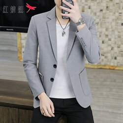 Red Dragonfly Casual Suit Men's Autumn New Business Fashion Single Suit Jacket Trendy Blazer Men's Clothing Red Dragonfly Casual Suit Men's Autumn New Business Fashion Single Suit Jacket Trendy Blazer Men's Clothing
