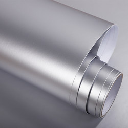 Matte Imitation Stainless Steel Sticker Silver Metal Frosted Film Refrigerator Brushed Wallpaper Self-Adhesive Elevator Cabinet Renovation Matte Imitation Stainless Steel Sticker Silver Metal Frosted Film Refrigerator Brushed Wallpaper Self-Adhesive Elevator Cabinet Renovation