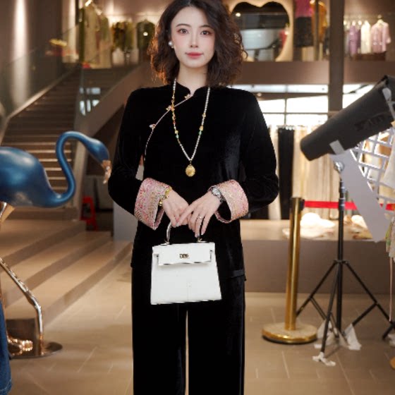 Fashionable autumn temperament new Chinese slim new Chinese jacket 6218
Fashionable autumn temperament new Chinese slim new Chinese jacket 6218