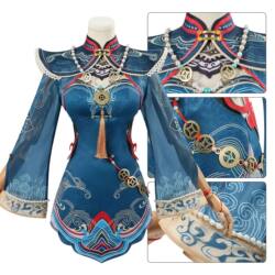 Wanderer's eternal calamity cos costume little zombie jade exquisite ink clothes cosplay costume two-dimensional animation costume Wanderer's eternal calamity cos costume little zombie jade exquisite ink clothes cosplay costume two-dimensional animation costume