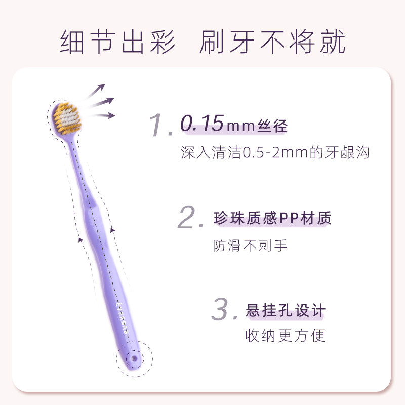 EVERBAB | EVERBAB 48구멍 넓은칫솔, 잇몸보호를 위한 4색구멍 넓은칫솔, 가정용 휴대형, 가족용-