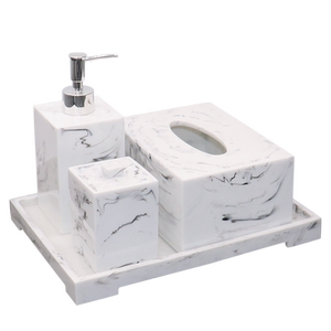 European bathroom toiletries kit model room bathroom ornaments hand sanitizer bottle cotton swab box aromatherapy tray set 
European bathroom toiletries kit model room bathroom ornaments hand sanitizer bottle cotton swab box aromatherapy tray set