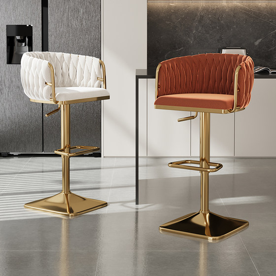 Bar chair rotating bar stool household bar chair free shipping high-quality bar chair front desk high chair fashion bar stool
Bar chair rotating bar stool household bar chair free shipping high-quality bar chair front desk high chair fashion bar stool