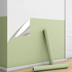 Wallpaper Self-Adhesive Waterproof and Moisture-Proof Room Bedroom Wall Covering Green Commercial Extra Thick Wall Dormitory Morandi Wallpaper Self-Adhesive Waterproof and Moisture-Proof Room Bedroom Wall Covering Green Commercial Extra Thick Wall Dormitory Morandi