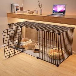Cat Cage for Home Use, Indoor Kitten Double-Layer Villa, Cat Supplies with Toilet, Extra Large Free Space, Cat House That Doesn'T Take up Much Space Cat Cage for Home Use, Indoor Kitten Double-Layer Villa, Cat Supplies with Toilet, Extra Large Free Space, Cat House That Doesn'T Take up Much Space