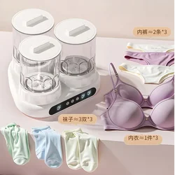 Wanjianneng three-cup laundry Cup Intimates underwear washing machine small mini socks washing machine special Handy Gadget portable Wanjianneng three-cup laundry Cup Intimates underwear washing machine small mini socks washing machine special Handy Gadget portable