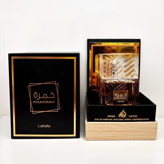 Lattafa perfumes Khamrah Middle Eastern Arabic Neutral High-end Flavor 100ml
Lattafa perfumes Khamrah Middle Eastern Arabic Neutral High-end Flavor 100ml