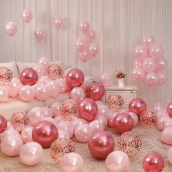 Wedding Balloons Pink Wedding Room Baby Birthday Gift Scene Decoration Set Girl New House Decoration Balloons Wedding Balloons Pink Wedding Room Baby Birthday Gift Scene Decoration Set Girl New House Decoration Balloons
