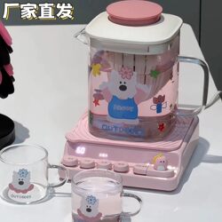 Cute West Highland Teapot, High-Temperature Resistant Glass, Household Flower Tea, Fruit Tea, Cold Brew Pot, Tea-Water Separation, Cold Water Pot with Lid Cute West Highland Teapot, High-Temperature Resistant Glass, Household Flower Tea, Fruit Tea, Cold Brew Pot, Tea-Water Separation, Cold Water Pot with Lid