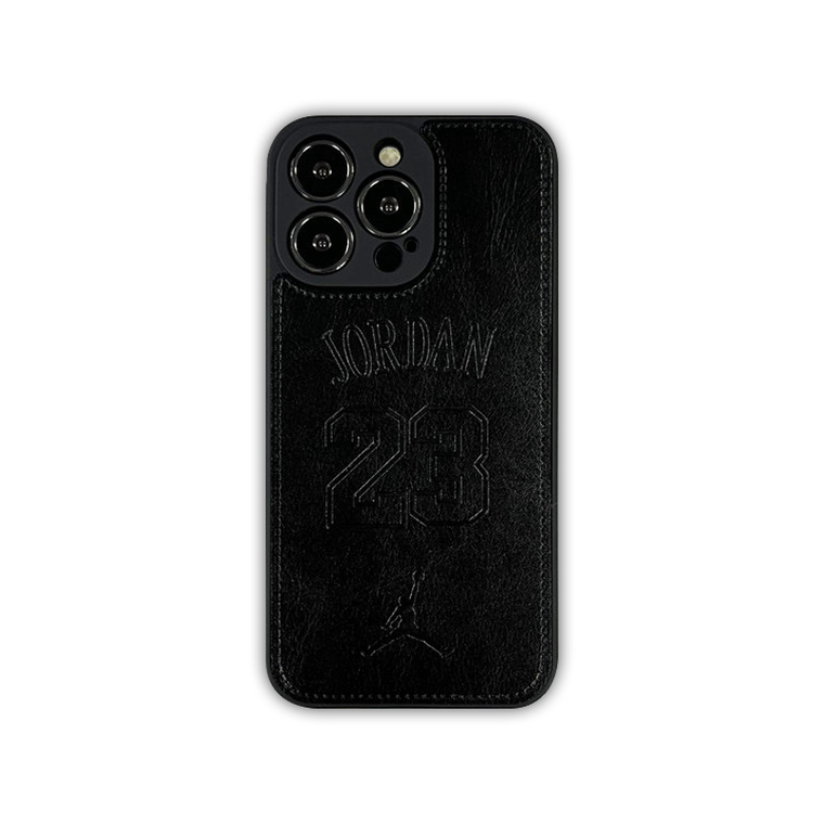 Jordan 23 New Embossed Synthetic Leather 15, 14, 13, 12 iPhone Case