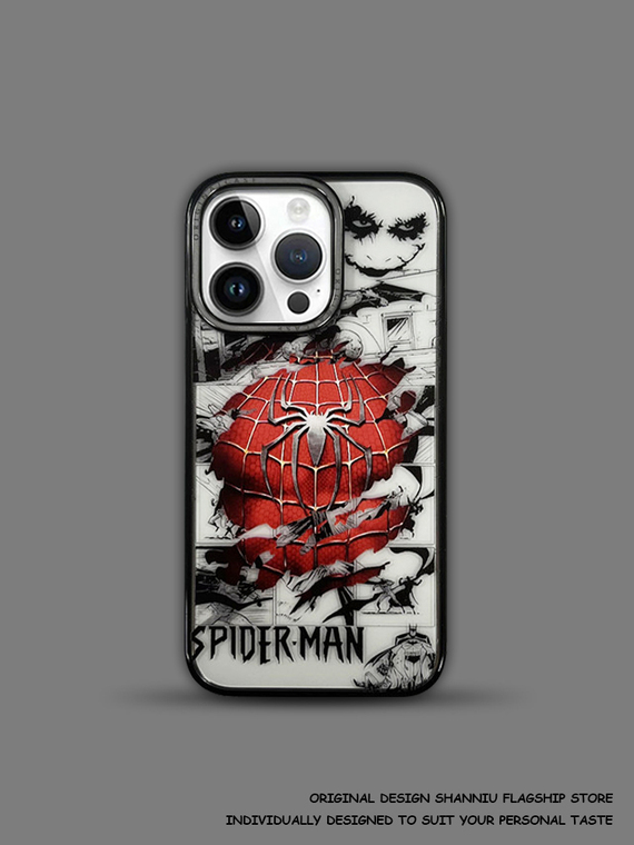 Superman Spiderman Comic Book New 15, 14, 13, 12 iPhone Case