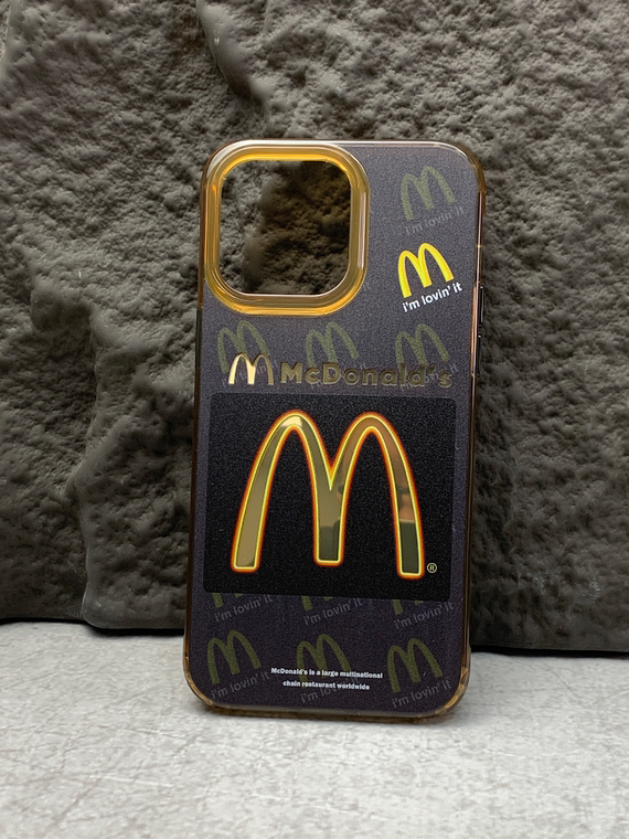 McDonald's New Mirror Acrylic Electroplated 15, 14, 13, 12 iPhone Case