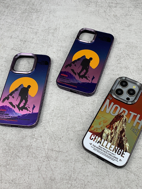 The North Face Challenge New MagSafe Electroplated 15, 14, 13, 12 iPhone Case