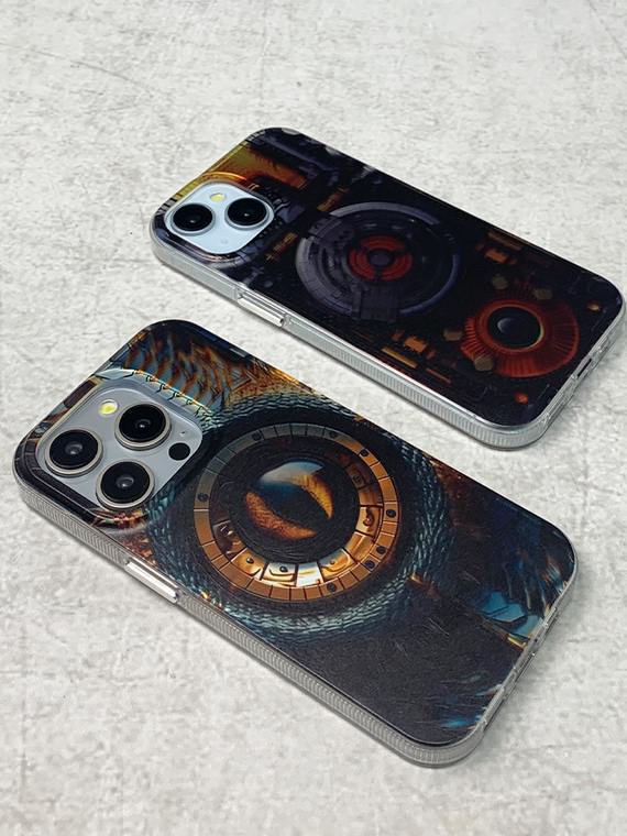New MagSafe Dragon Eye Illustration 15, 14, 13, 12 iPhone Case