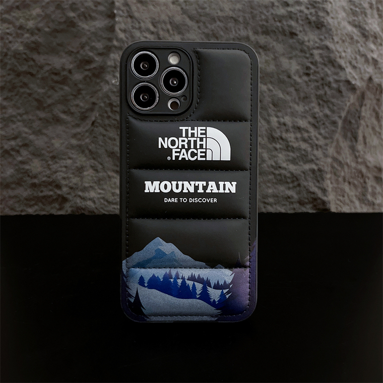 The North Face Mountain Dare To Discover New Puffy Puffer Down Jacket 15, 14, 13, 12 iPhone Case