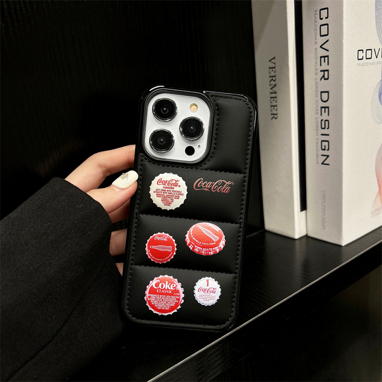 Coca-Cola Cap New Puffy Puffer Down Jacket 15, 14, 13, 12 iPhone Case