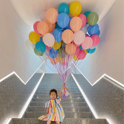 Children's Floating Dopamine Colorful Balloons, Thickened, Non-Toxic, Odorless, Picnic Photo Props, Macaron Style, for Girls, Outdoor Use Children's Floating Dopamine Colorful Balloons, Thickened, Non-Toxic, Odorless, Picnic Photo Props, Macaron Style, for Girls, Outdoor Use