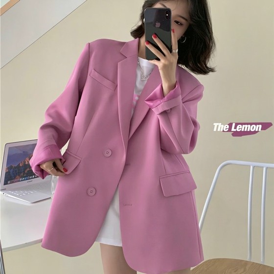 Internet celebrity blue street-fried small suit jacket 2025 spring and autumn new Korean loose casual suit top for women
Internet celebrity blue street-fried small suit jacket 2025 spring and autumn new Korean loose casual suit top for women