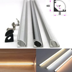 Surface-Mounted 90-Degree Angled Triangular Light 8*8 No-Groove Ultra-Small Light Trough Led Cabinet Shelf Sensor Light with Aluminum Trough Surface-Mounted 90-Degree Angled Triangular Light 8*8 No-Groove Ultra-Small Light Trough Led Cabinet Shelf Sensor Light with Aluminum Trough