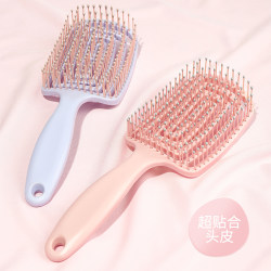 Comb, Large Curved Comb, Massage Cushion Brush, Women's Special Long Hair Home Use Paddle Brush, Volumizing Brush, Portable Hair Styling Tool Comb, Large Curved Comb, Massage Cushion Brush, Women's Special Long Hair Home Use Paddle Brush, Volumizing Brush, Portable Hair Styling Tool