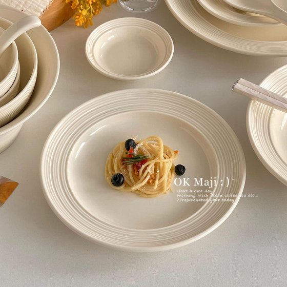 Plate dish plate household ins style tableware ceramic high-end light luxury bowl plate pasta straw hat plate steak dish
Plate dish plate household ins style tableware ceramic high-end light luxury bowl plate pasta straw hat plate steak dish