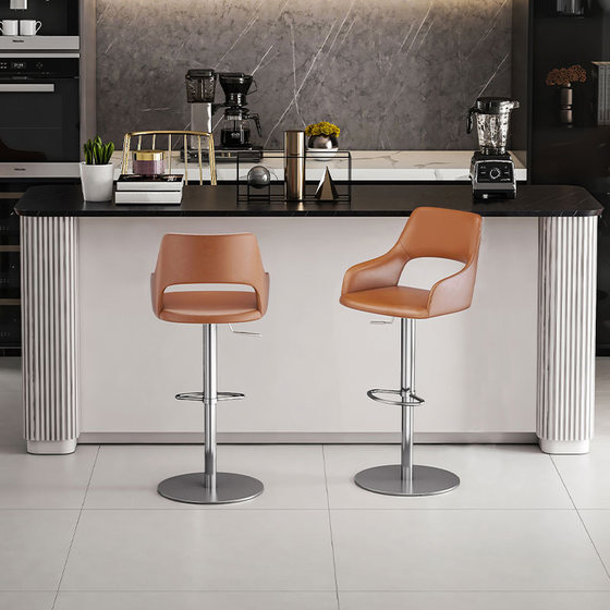 Bar chair, modern, simple, light luxury, rotation tall bar net red chair front, stool island chair 793
Bar chair, modern, simple, light luxury, rotation tall bar net red chair front, stool island chair 793
