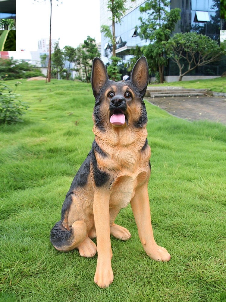 サンディキャスト J301 ジャーマンシェパード 子犬 置物 陶器製 サンディキャスト J301 ジャーマンシェパード 子犬 置物 陶器製