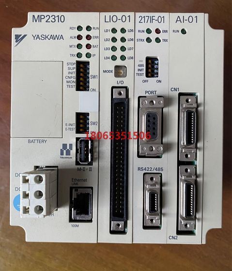 The remaining Yaskawa motion controller MP2310 is equipped with IO board 422/4
The remaining Yaskawa motion controller MP2310 is equipped with IO board 422/4