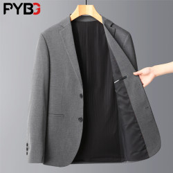 High-End Blazer Men's Business Casual 2025 New Spring, Autumn and Winter Small Suit Single Jacket Dad Style Men's Wear High-End Blazer Men's Business Casual 2025 New Spring, Autumn and Winter Small Suit Single Jacket Dad Style Men's Wear