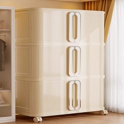 Japanese Imported Storage Cabinet, Multi-Layer Plastic Storage Cabinet for Home Use, Foldable Storage Box for Clothes, Extra Large Japanese Imported Storage Cabinet, Multi-Layer Plastic Storage Cabinet for Home Use, Foldable Storage Box for Clothes, Extra Large