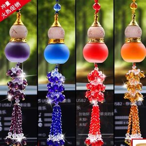 Car mounted perfume pendant suspended essential oil car fragrance gourd car interior decoration supplies car pendant pendant Car mounted perfume pendant suspended essential oil car fragrance gourd car interior decoration supplies car pendant pendant