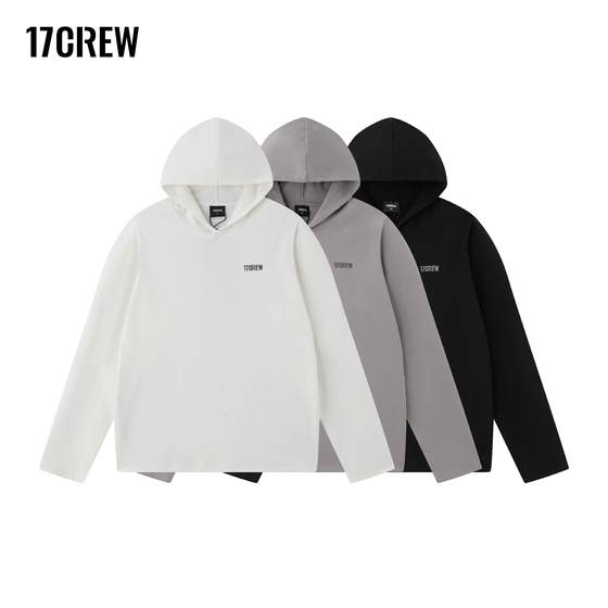 17CREW round neck hooded double-sided velvet men and women same style three-color simple autumn and winter inner long-sleeved T-shirt
17CREW round neck hooded double-sided velvet men and women same style three-color simple autumn and winter inner long-sleeved T-shirt